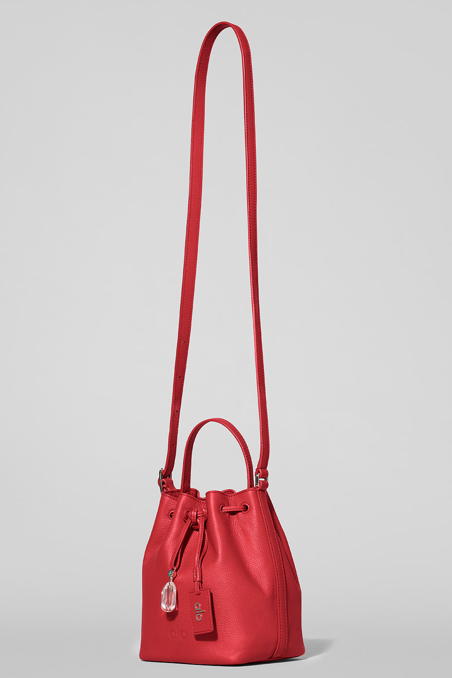 Alternative view of ALO Mini Balance   Bright Red Leather