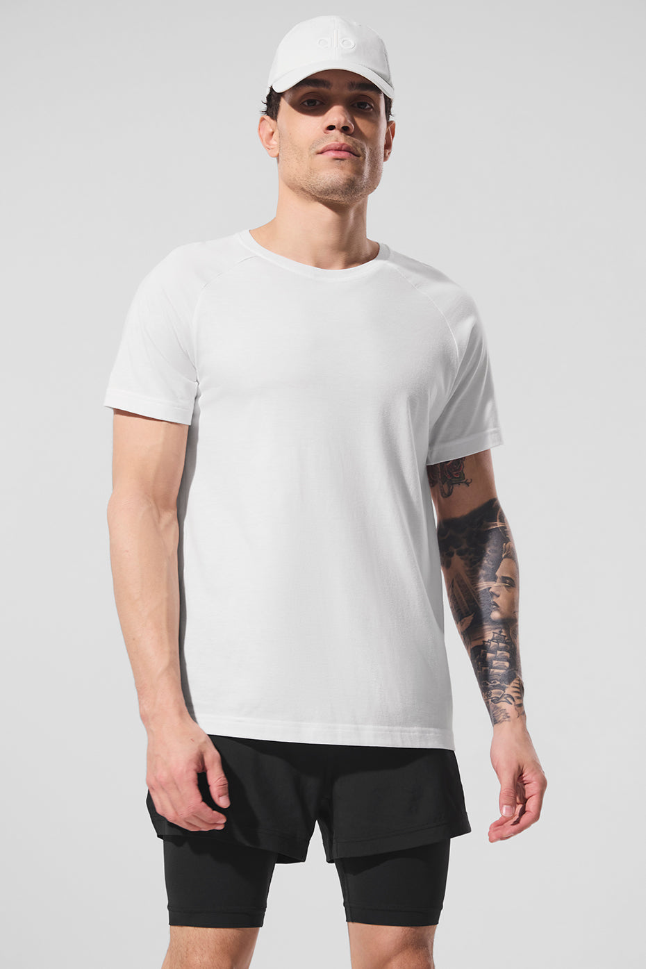 Triumph Raglan Tee   White