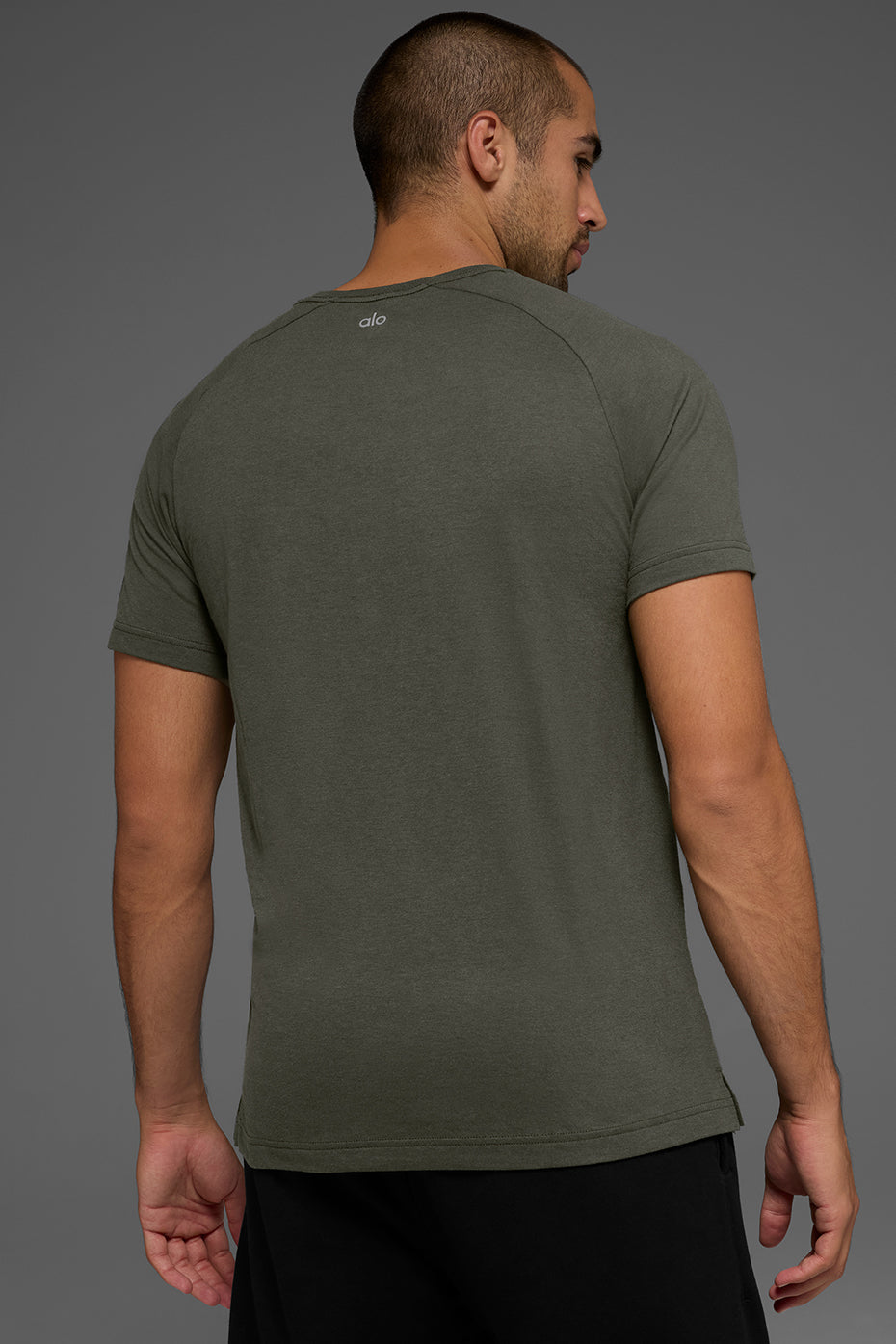 Alternative view of Triumph Raglan Tee   Stealth Green