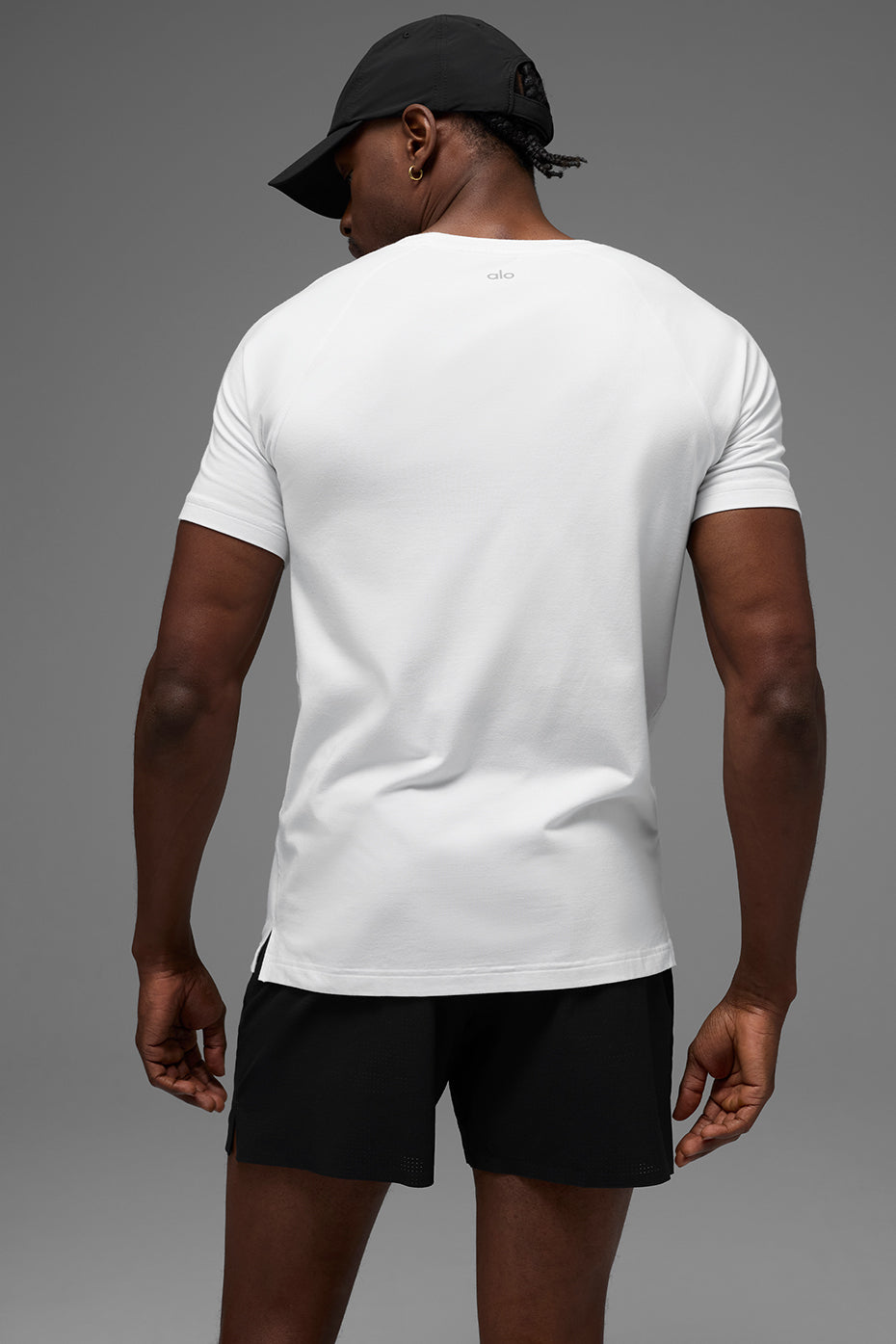 ALO Vapor Crewneck Short Sleeve White - Image 4