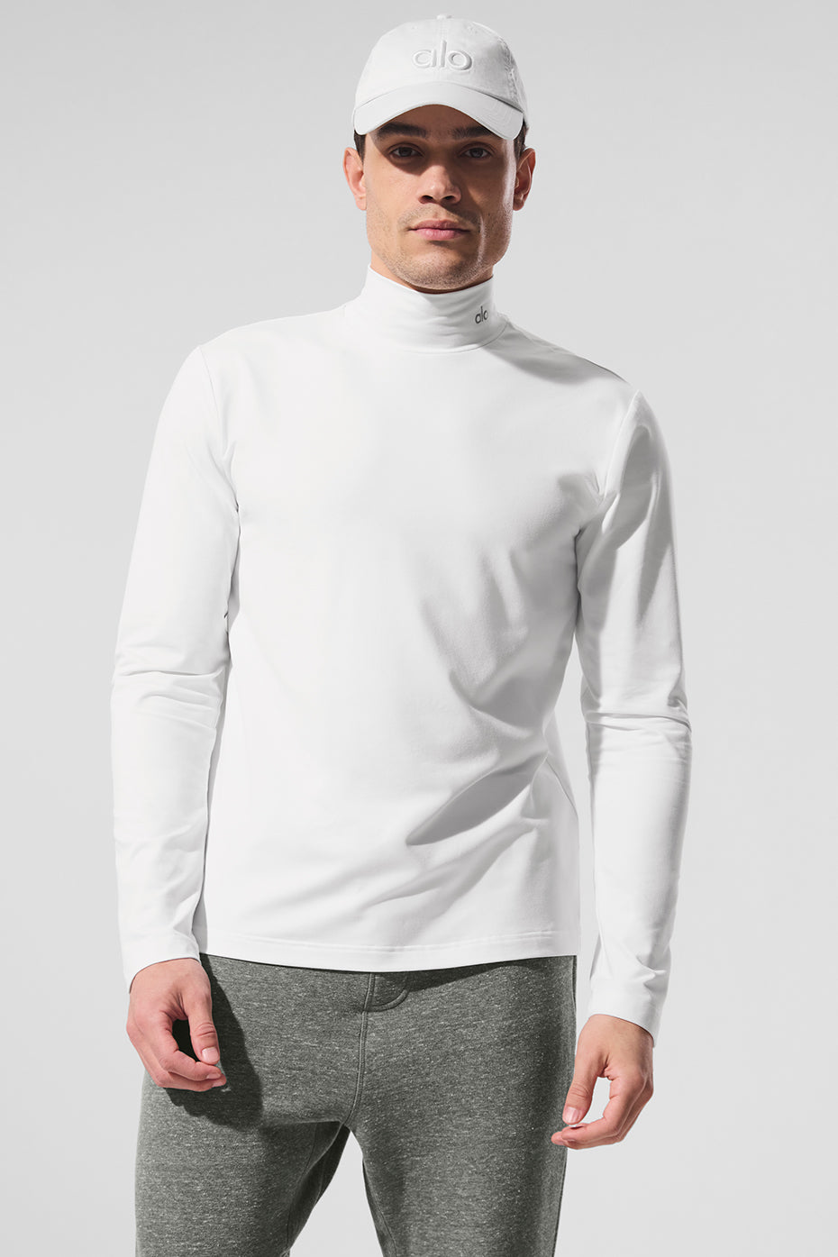 Conquer Reform Mock Neck Long Sleeve   White