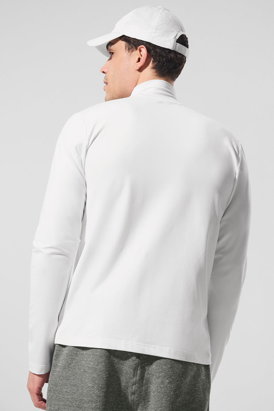 Alternative view of Conquer Reform Mock Neck Long Sleeve   White