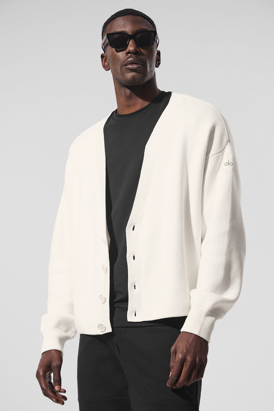 Scholar Cardigan Sweater   Ivory