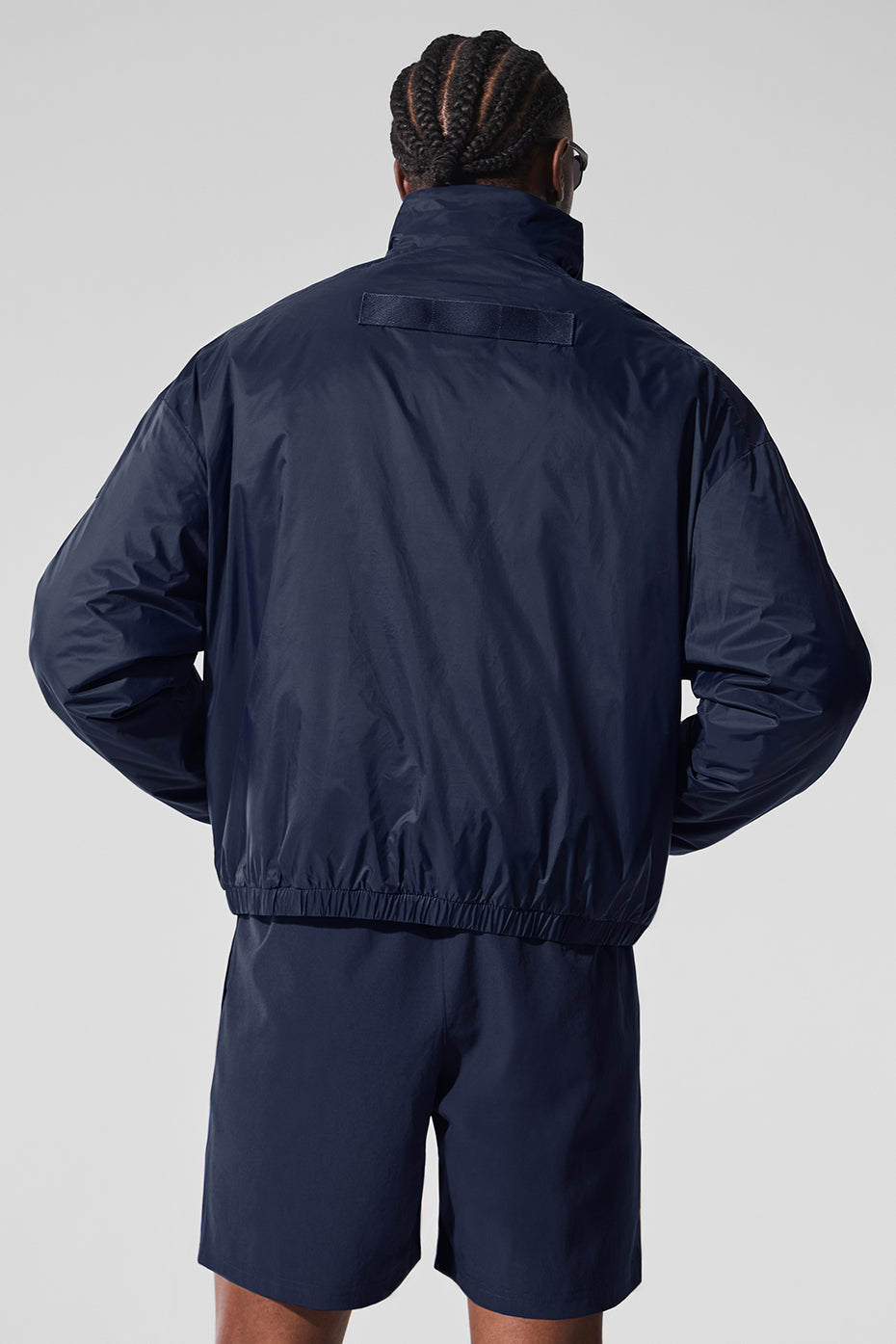 Alternative view of Latitude Light Weight 1/2 Zip Pullover Jacket   Navy