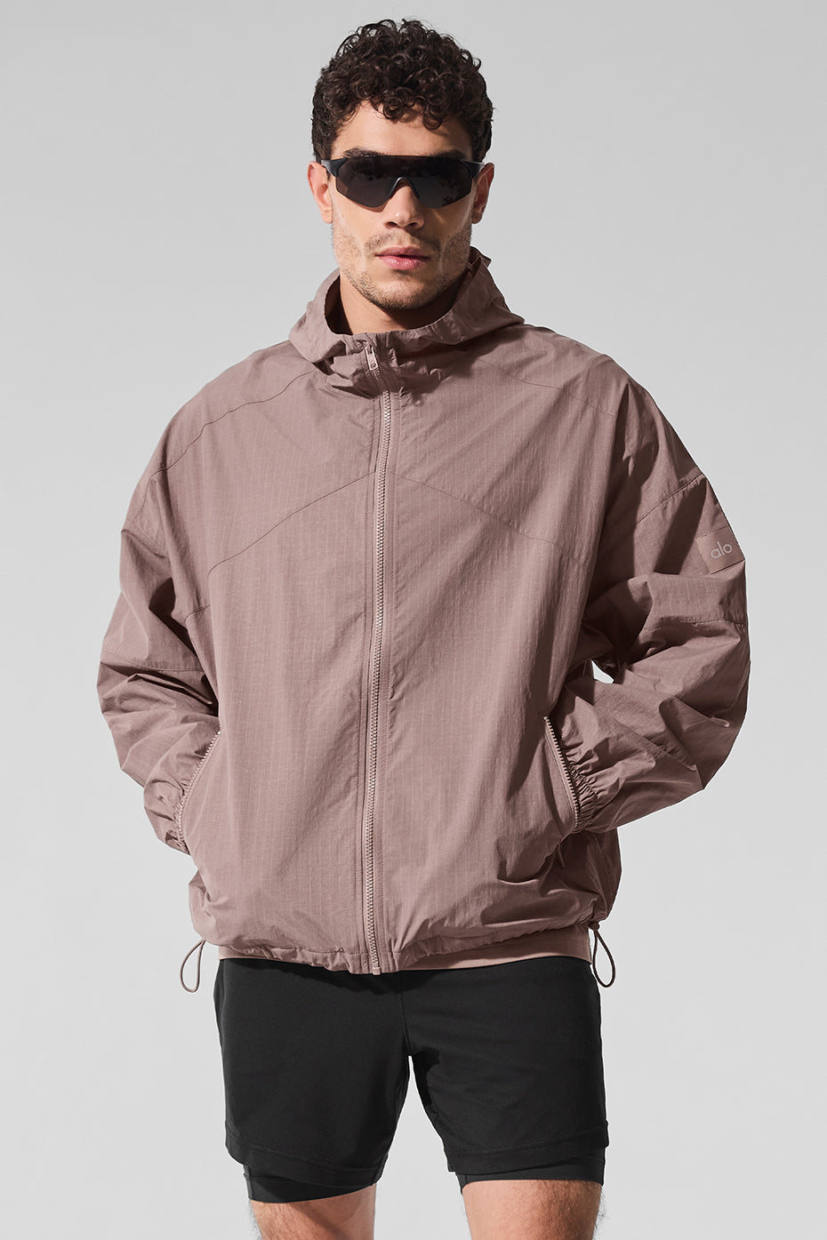 Vantage Nylon Ripstop Track Jacket   Mushroom