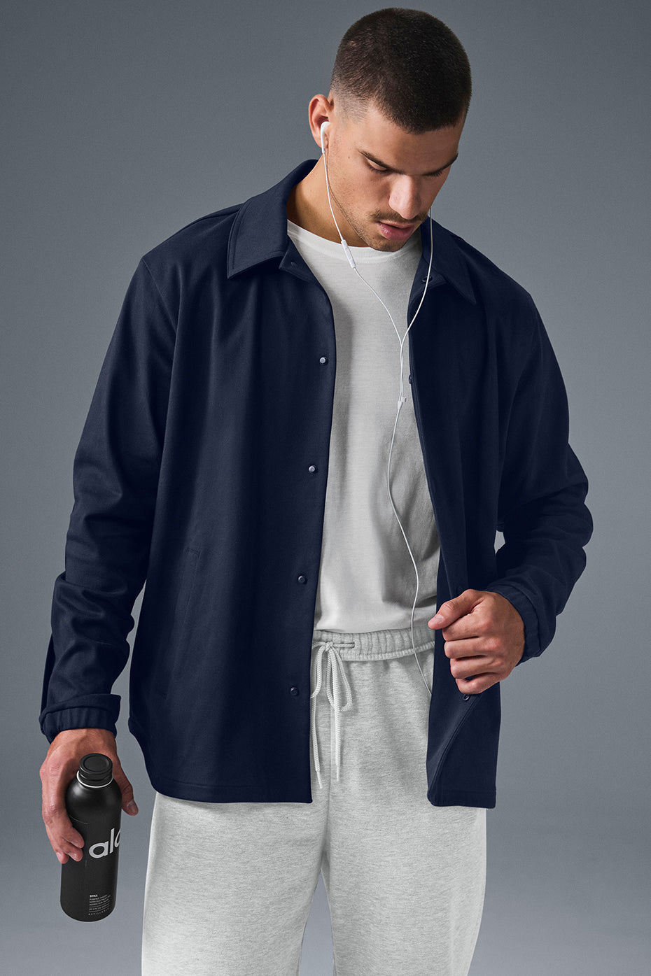 Edition Sueded Jacket   Navy