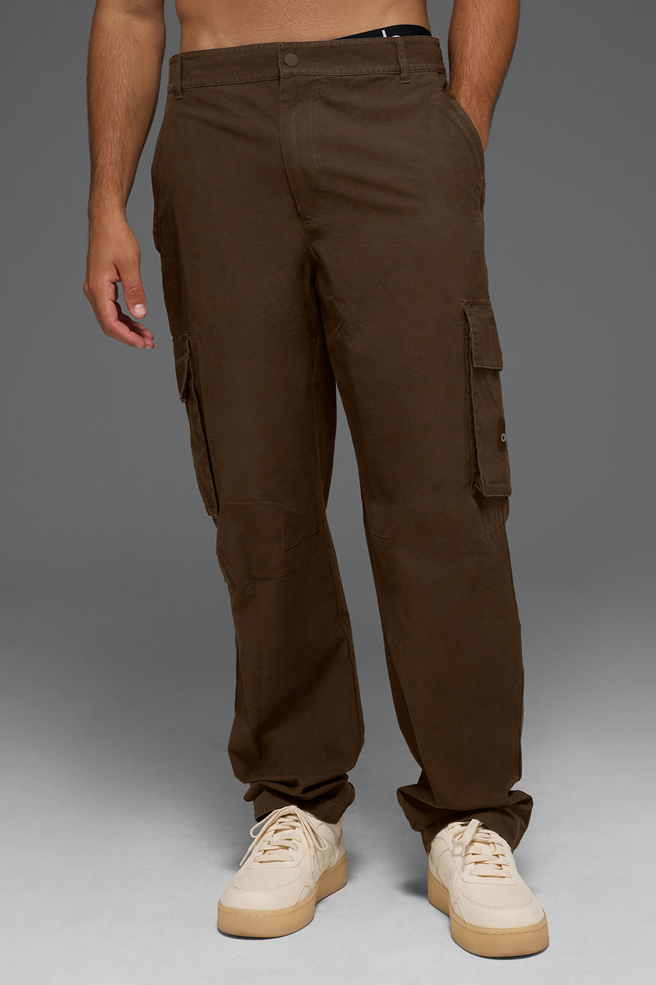 Cargo Ripstop Trouser   Espresso