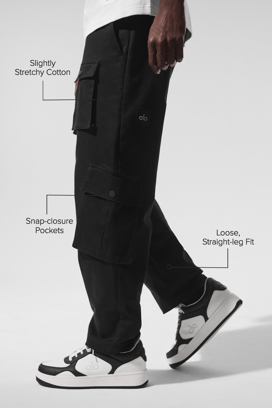 Alternative view of Northstar Cargo Pant   Black