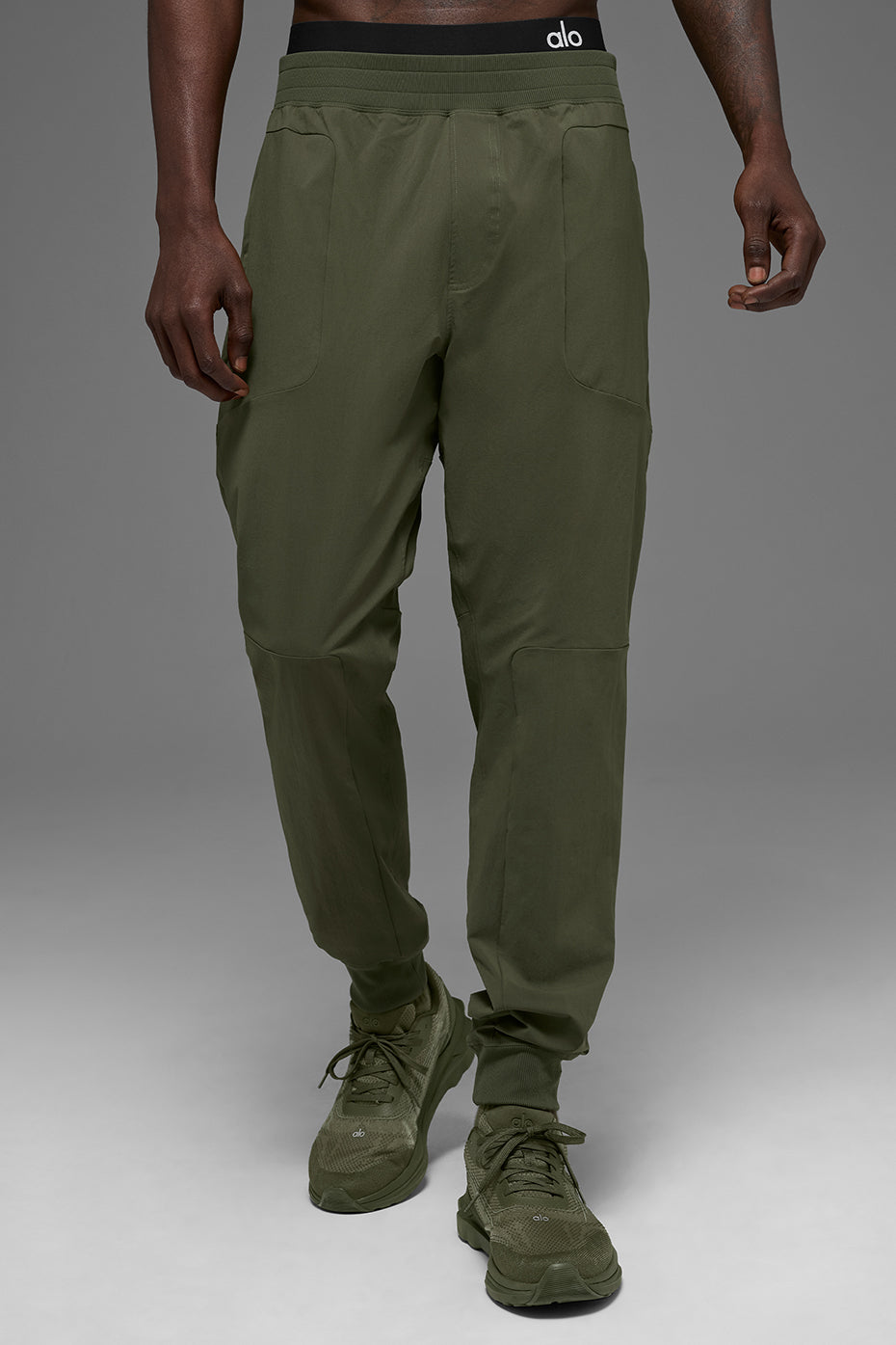 Alternative view of Co Op Pant   Green Olive