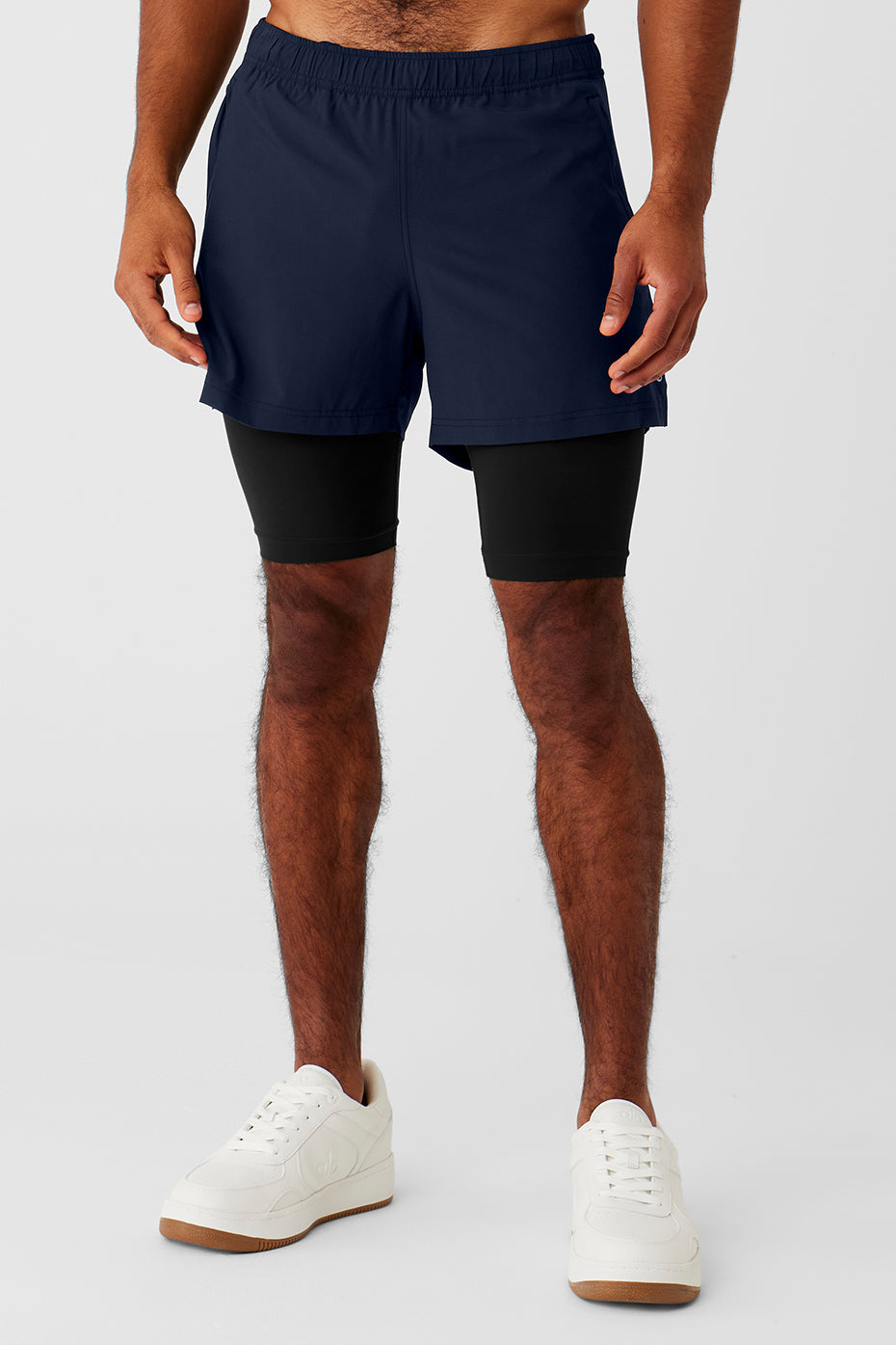 5" Revival 2 in 1 Short   Navy/Black