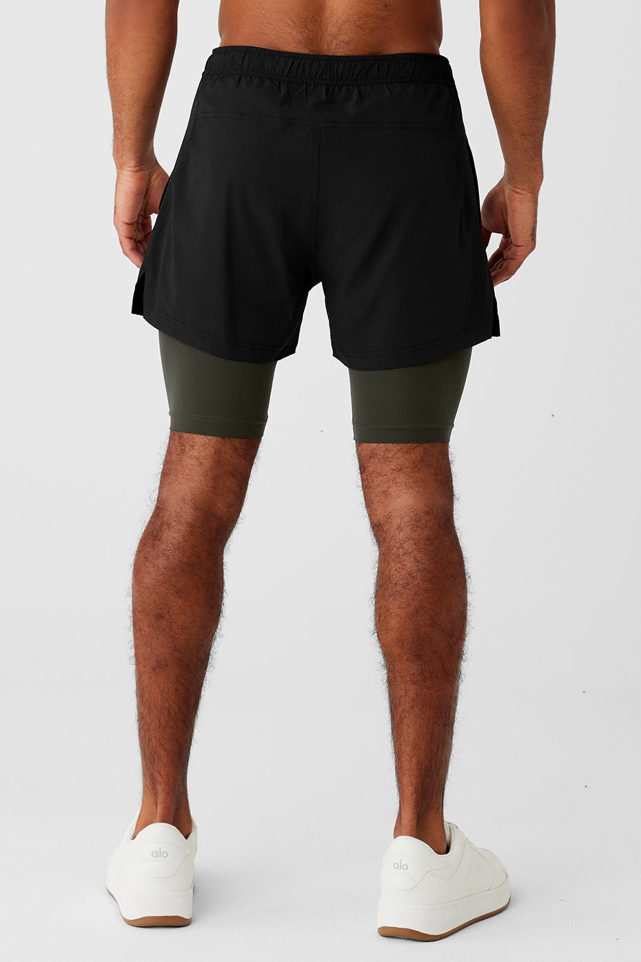 Alternative view of 5" Revival 2 in 1 Short   Black/Stealth Green