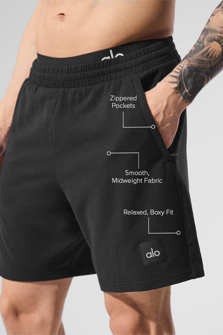 Alternative view of 7" Double Take Short   Black