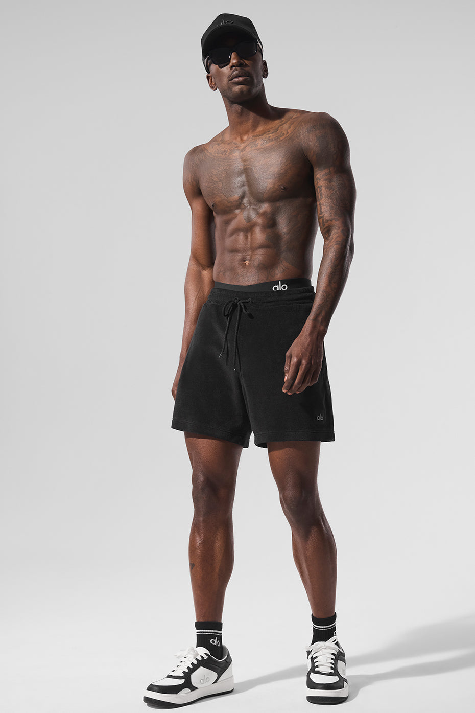 7" Coastal Terry Short   Black