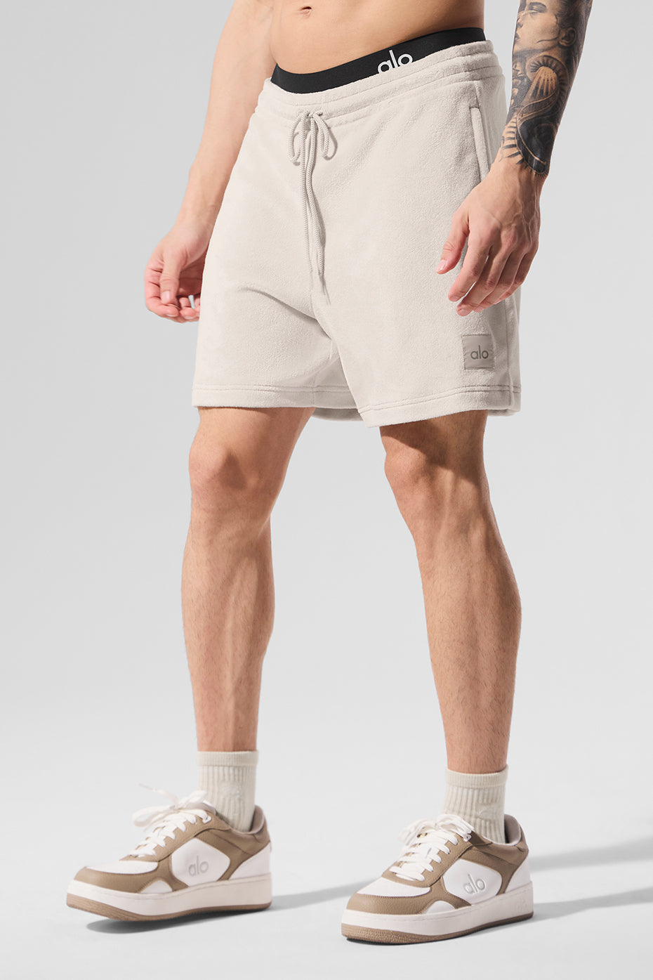 7" Coastal Terry Short   Bone