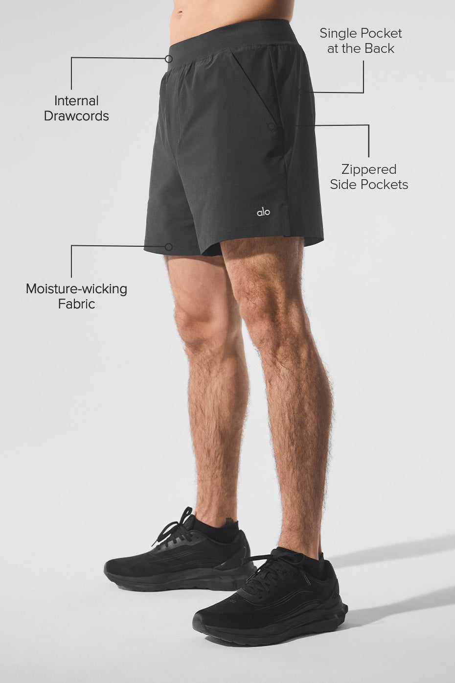 Alternative view of 5" Repetition Short   Anthracite