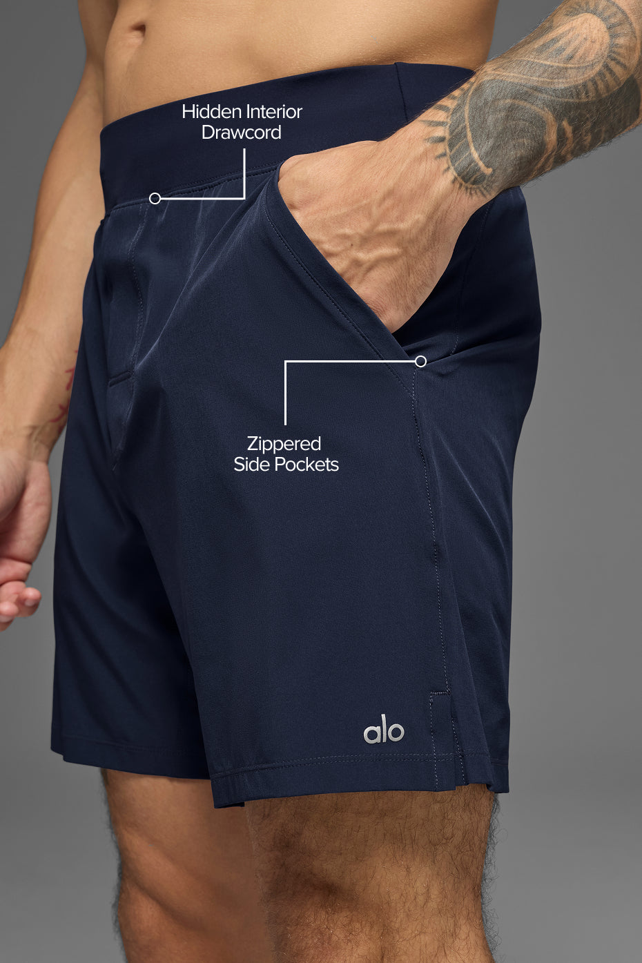 Alternative view of 5" Repetition Short   Navy