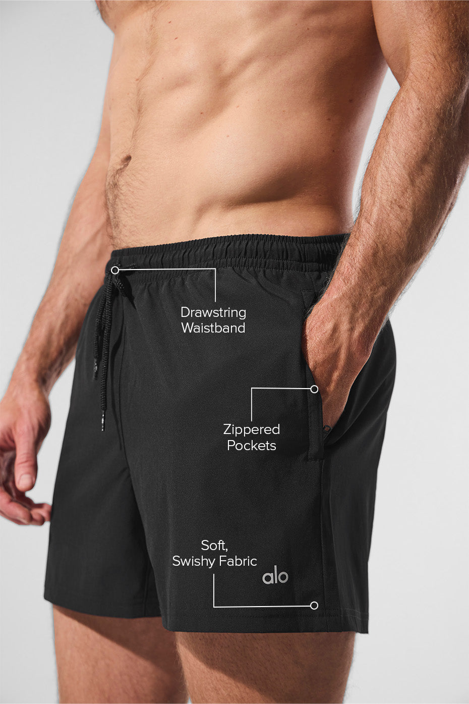 Alternative view of 5" Circuit Short   Black