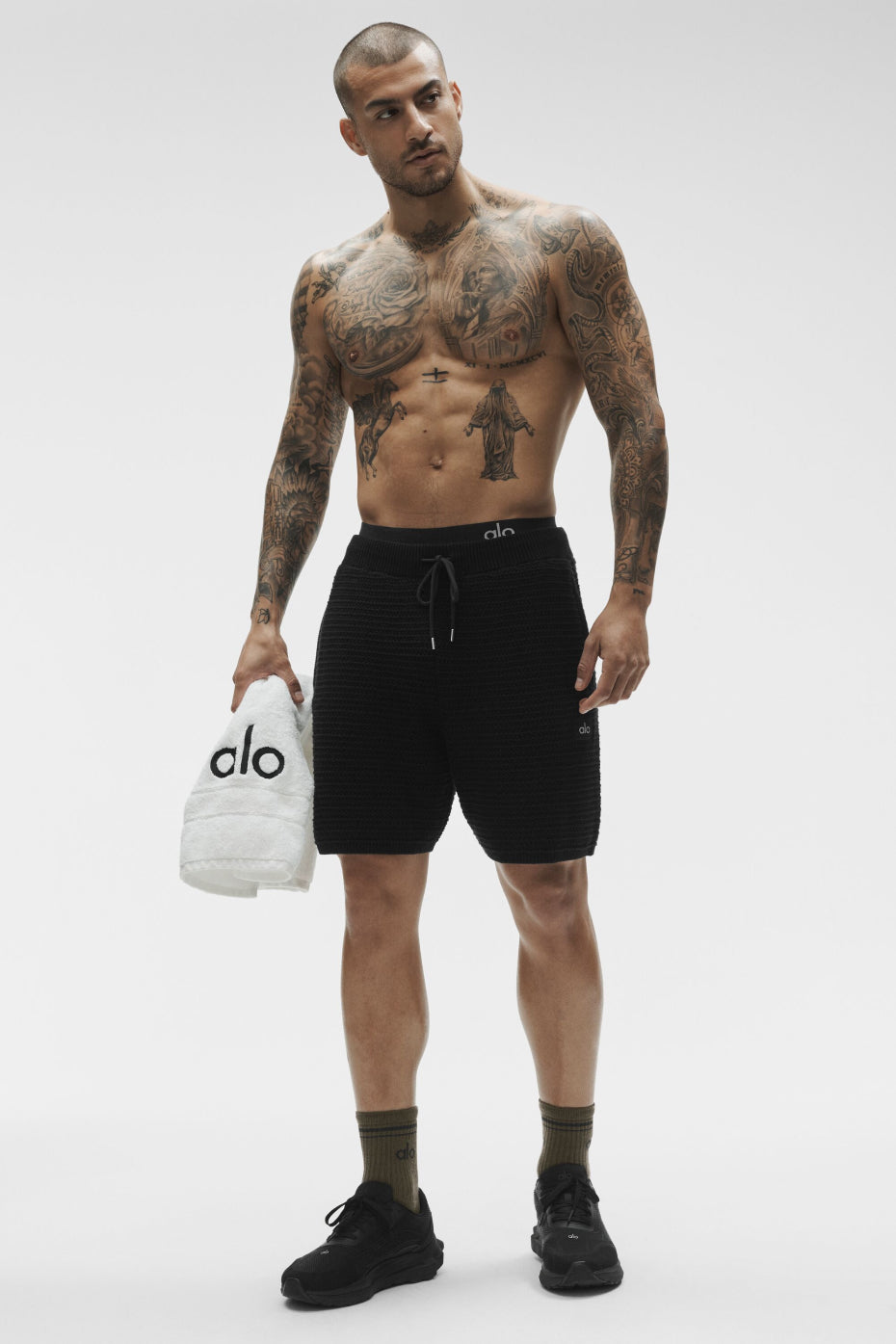 5" Shift Knit Short   Black