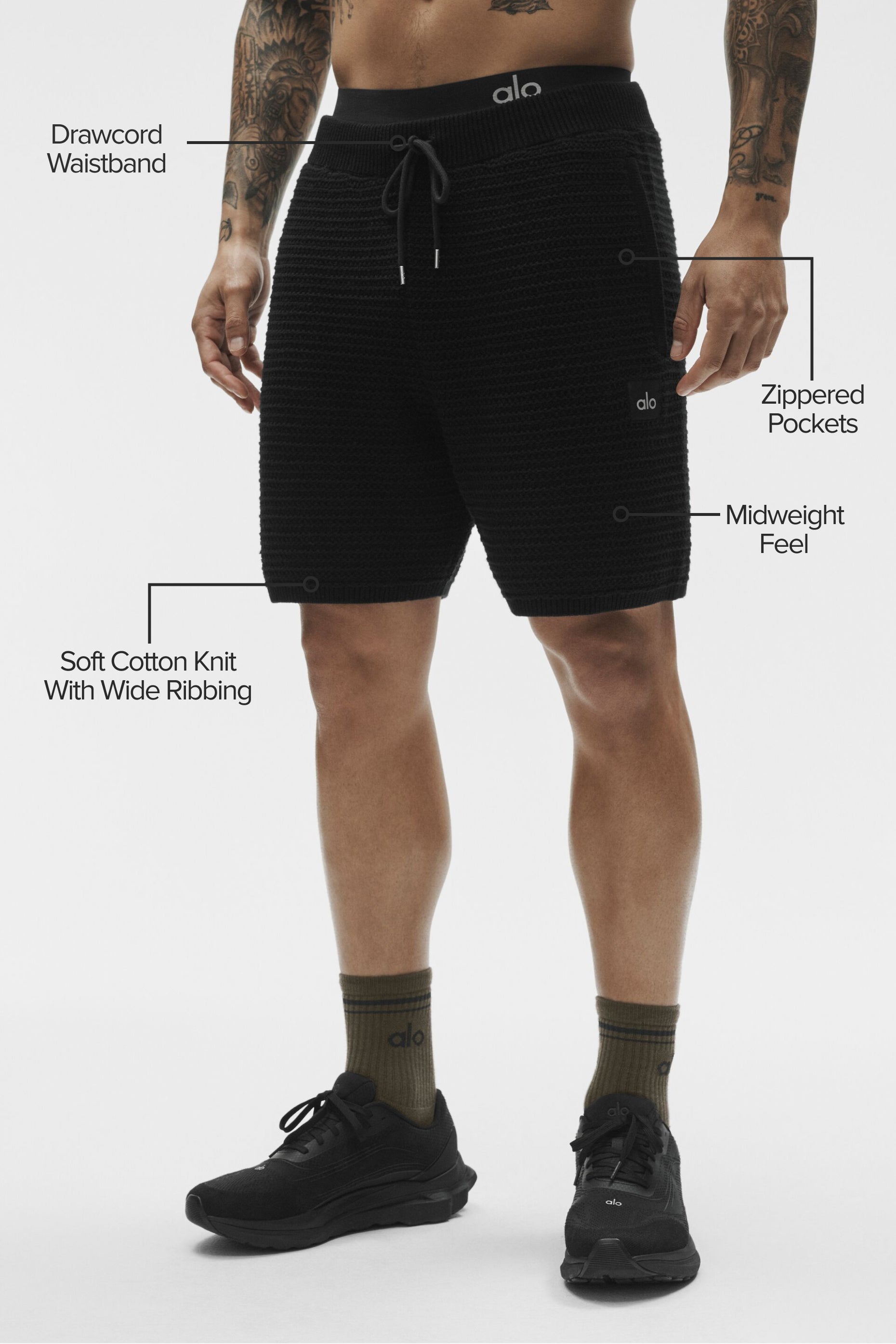 Alternative view of 5" Shift Knit Short   Black