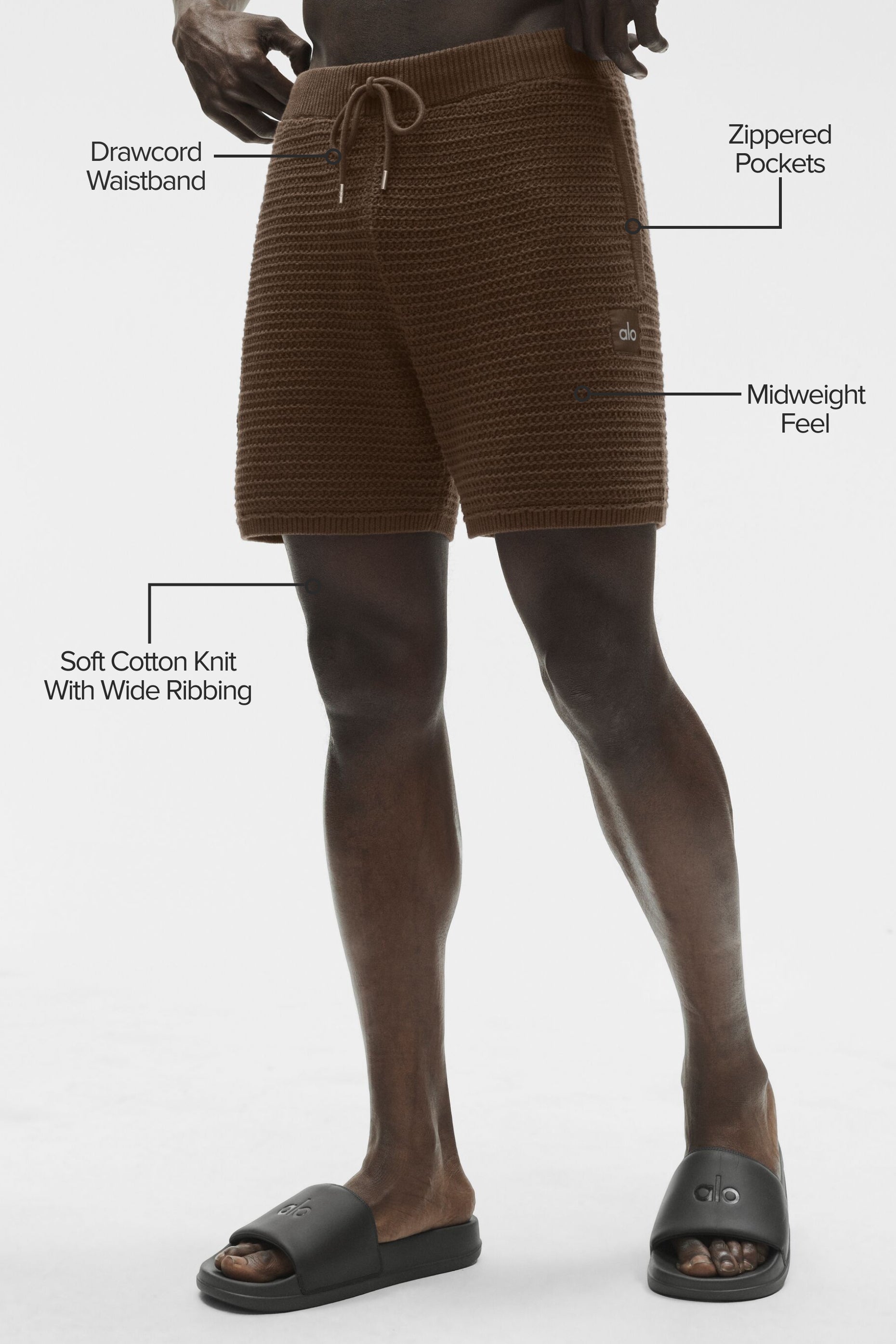 Alternative view of 5" Shift Knit Short   Espresso