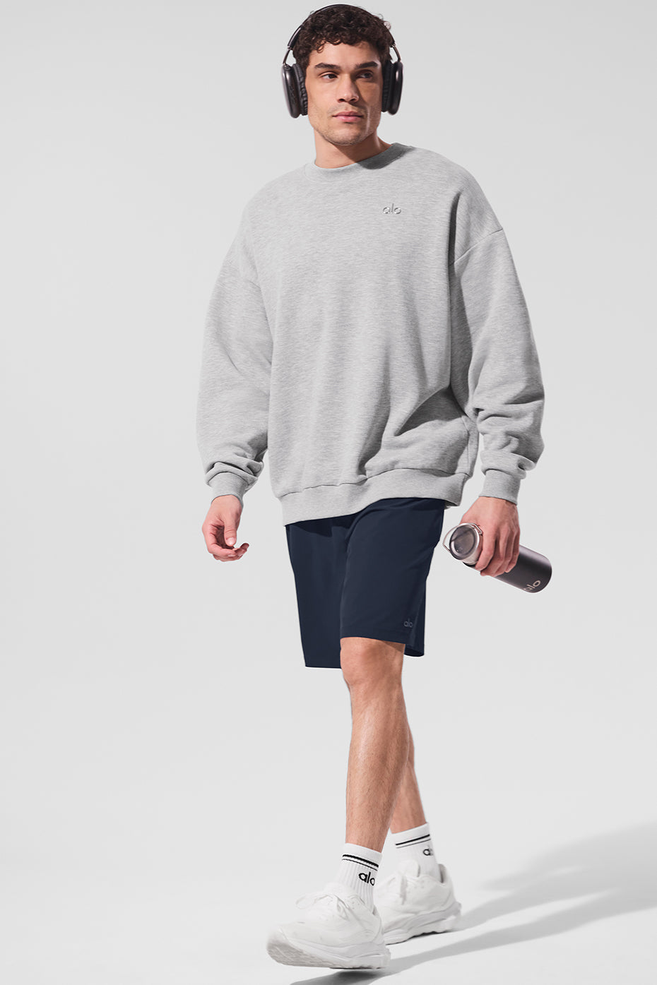 Accolade Crew Neck Pullover   Athletic Heather Grey