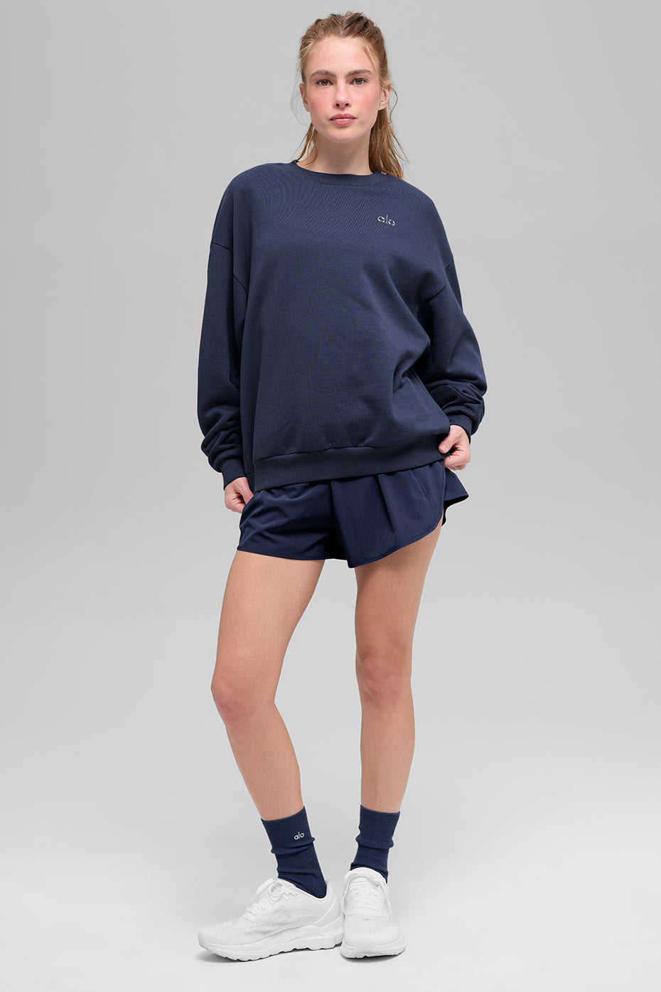 Accolade Crew Neck Pullover Navy - Image 5