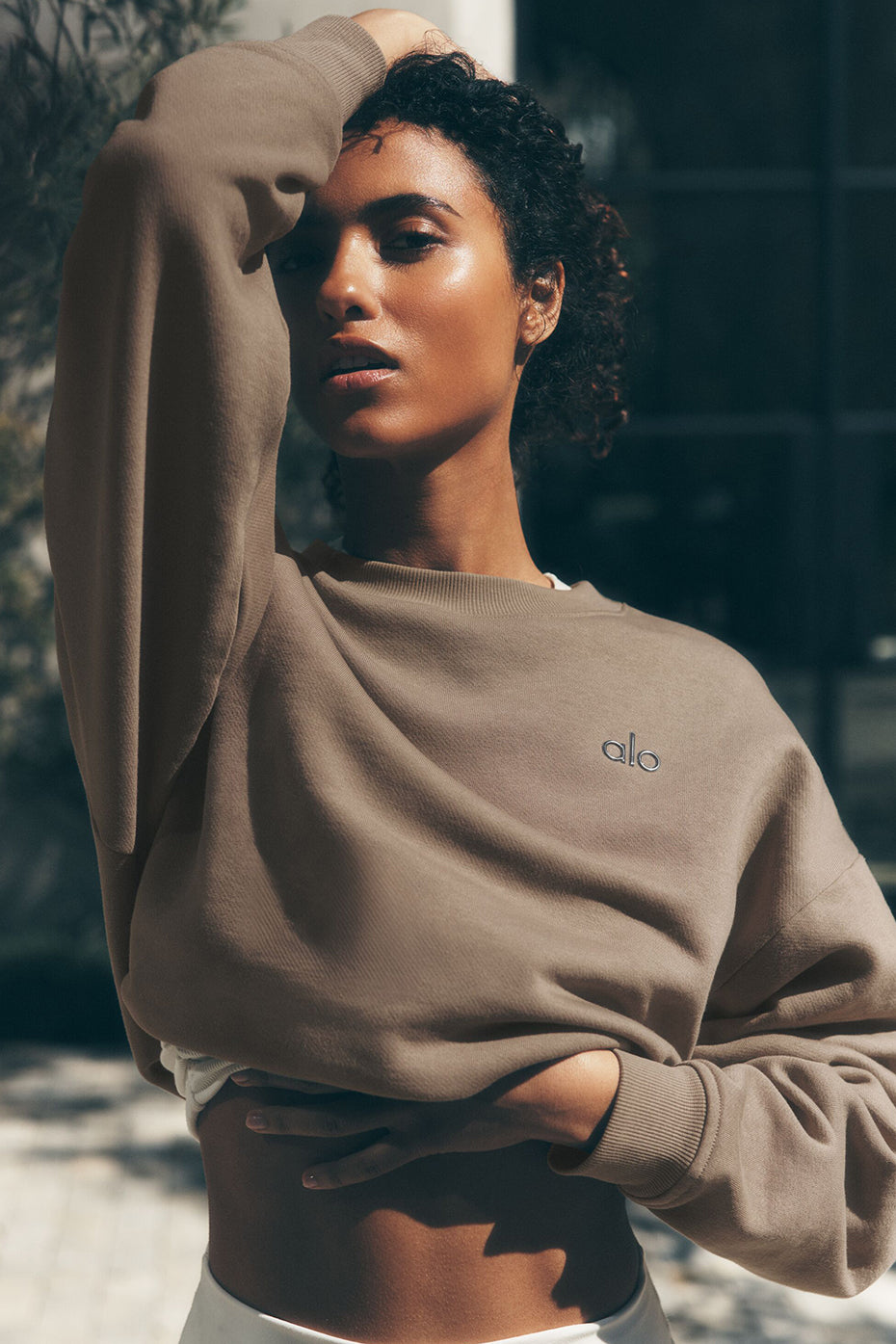 Accolade Crew Neck Pullover   Gravel
