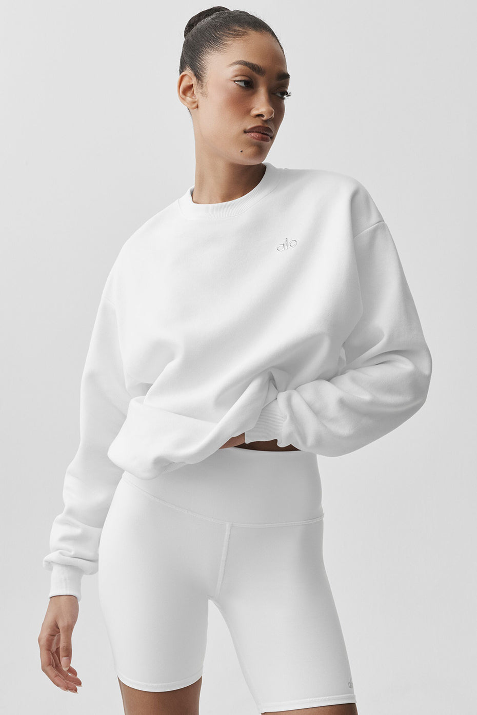 Accolade Crew Neck Pullover White
