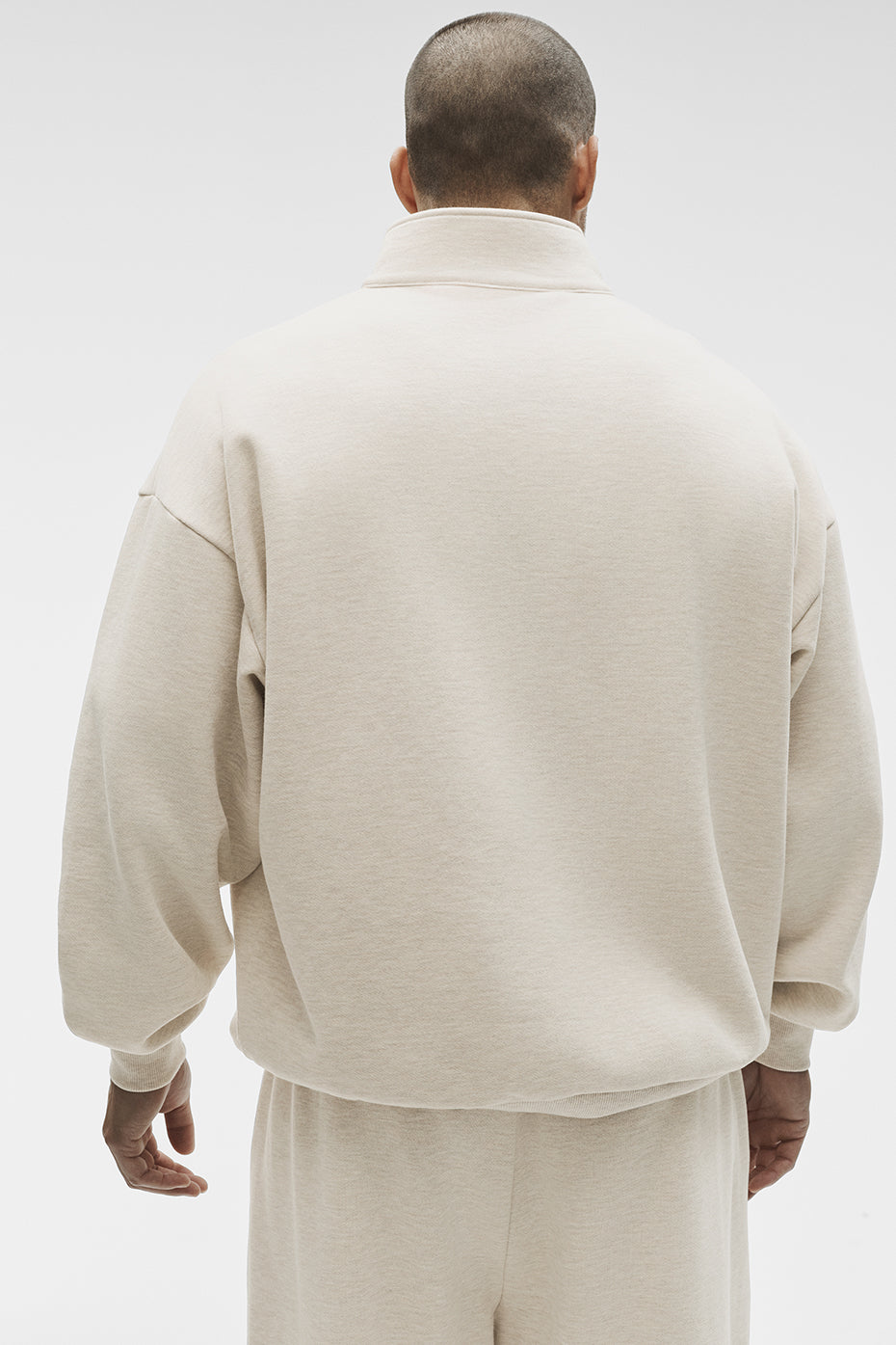 Alternative view of Accolade 1/4 Zip Pullover   Oatmeal Heather