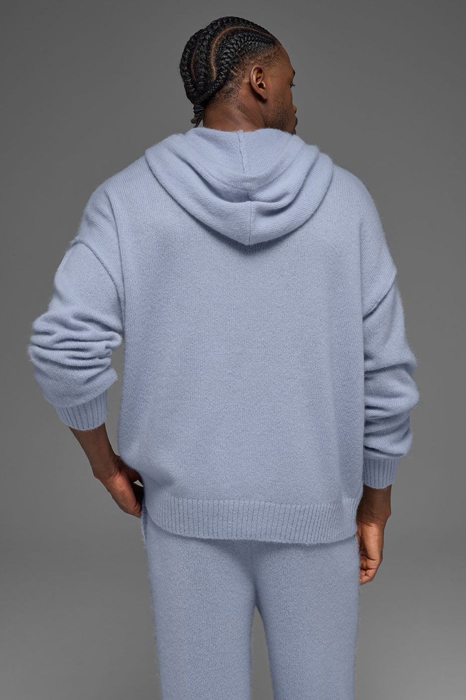 Wool Cashmere New Class Hoodie Winter Frost - Image 2