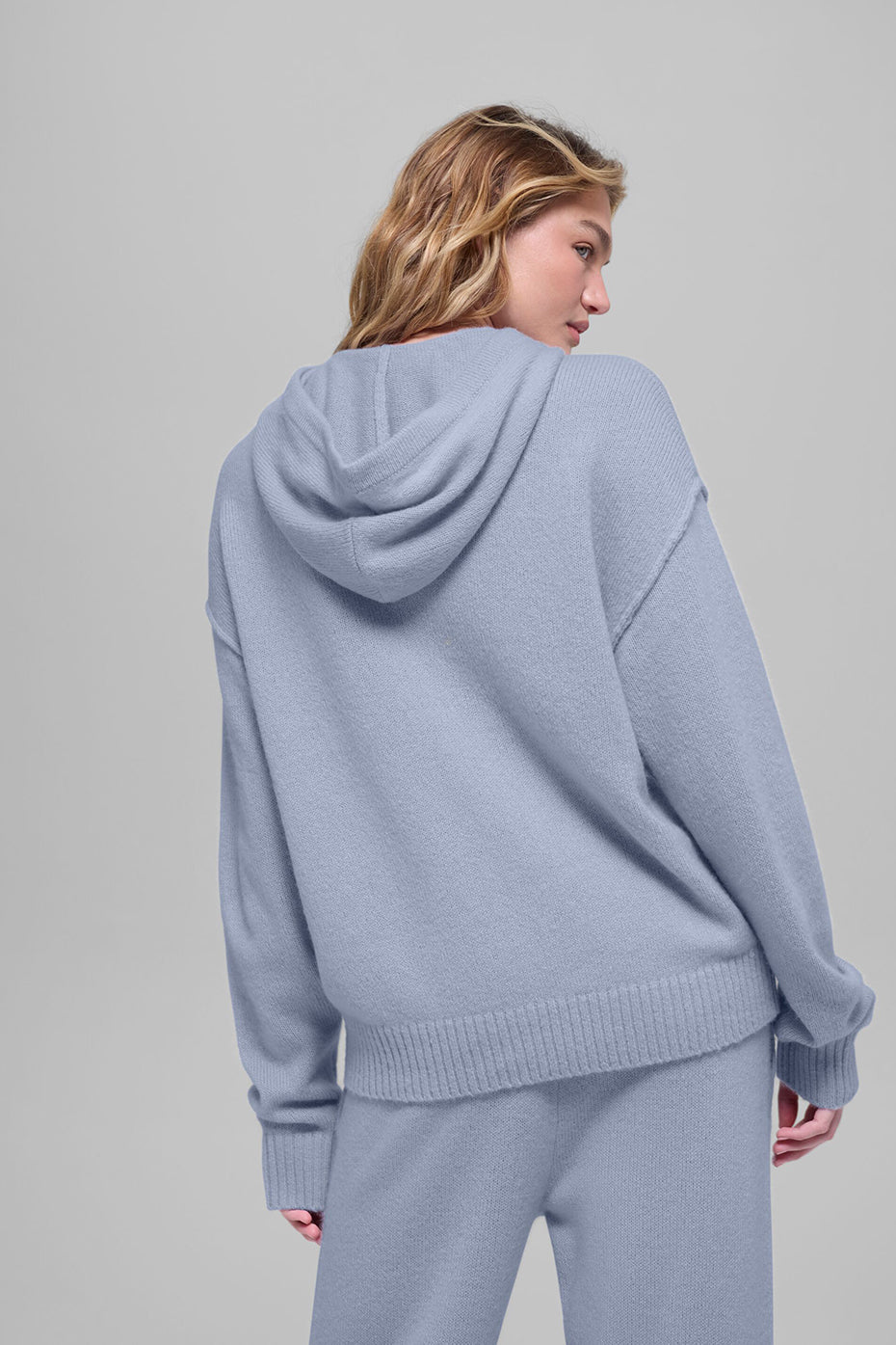 Wool Cashmere New Class Hoodie Winter Frost - Image 2