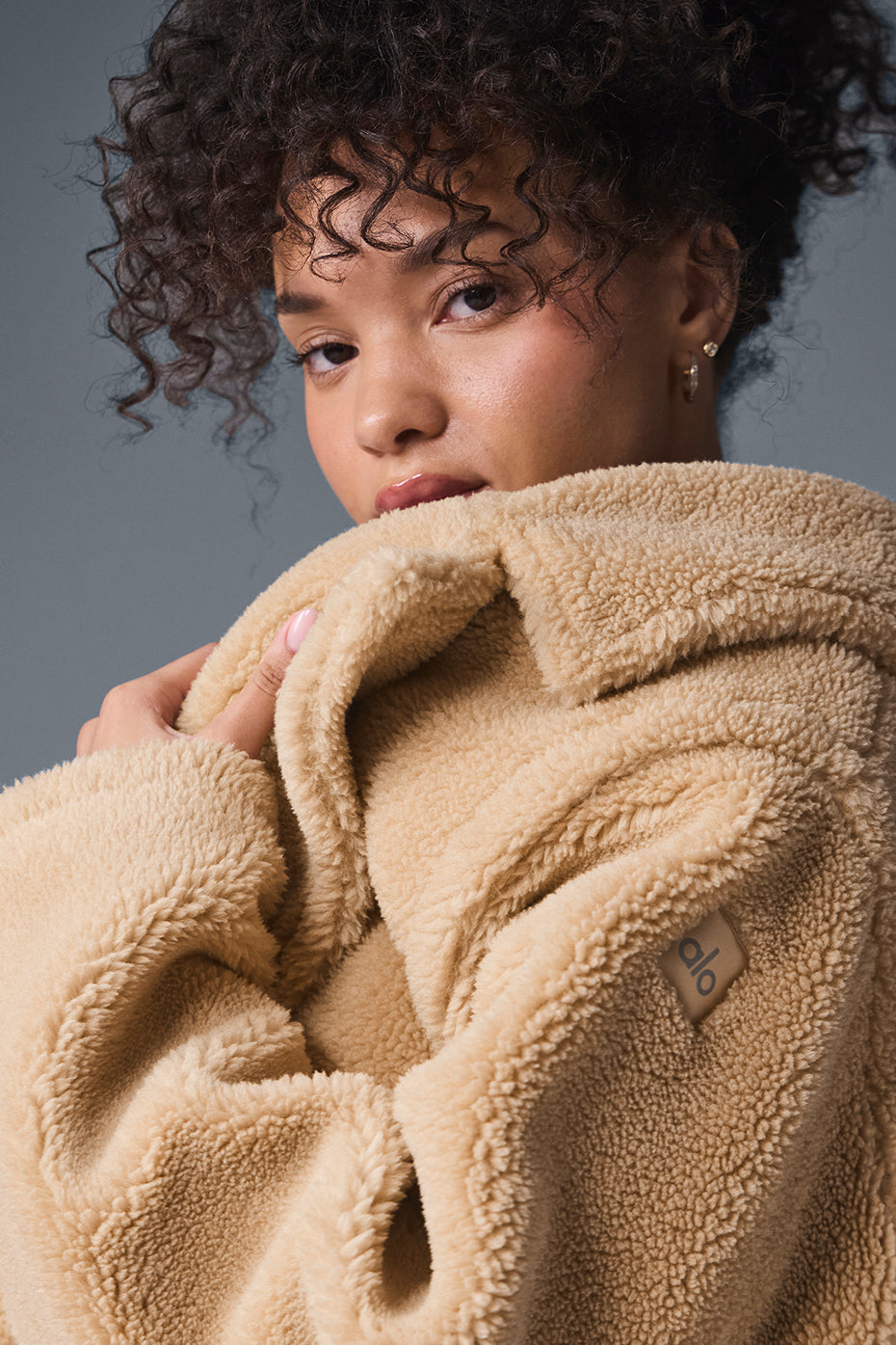 Oversized Sherpa Trench Camel - Image 6