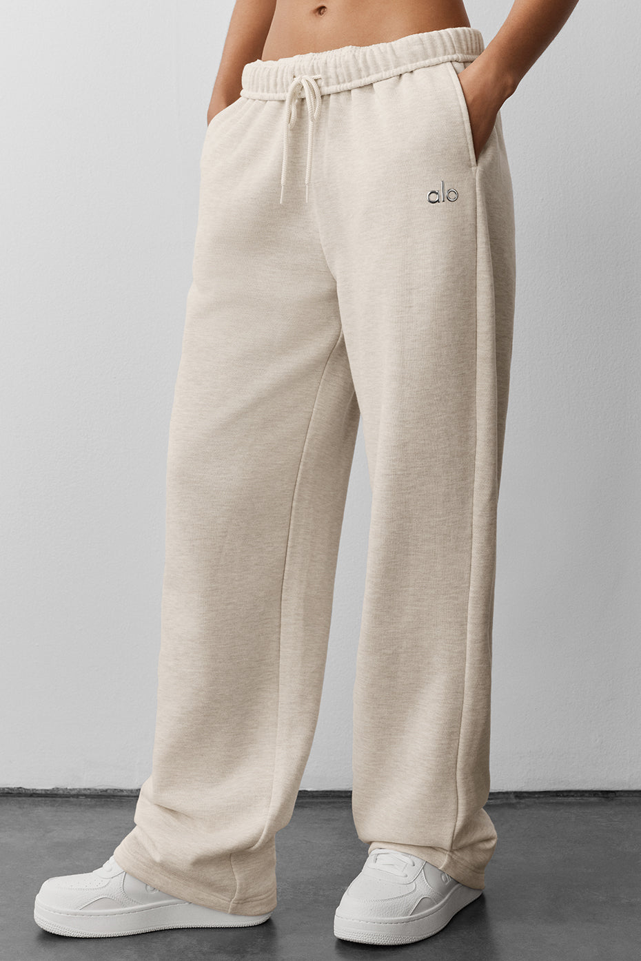Accolade Straight Leg Sweatpant Oatmeal Heather - Image 4
