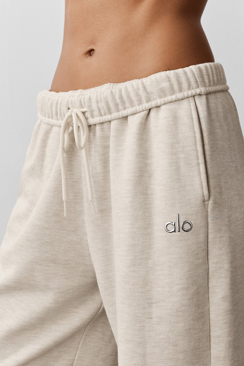 Accolade Straight Leg Sweatpant Oatmeal Heather - Image 3