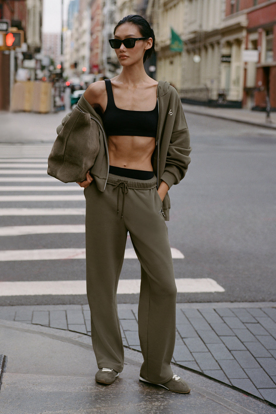Accolade Straight Leg Sweatpant   Olive Tree