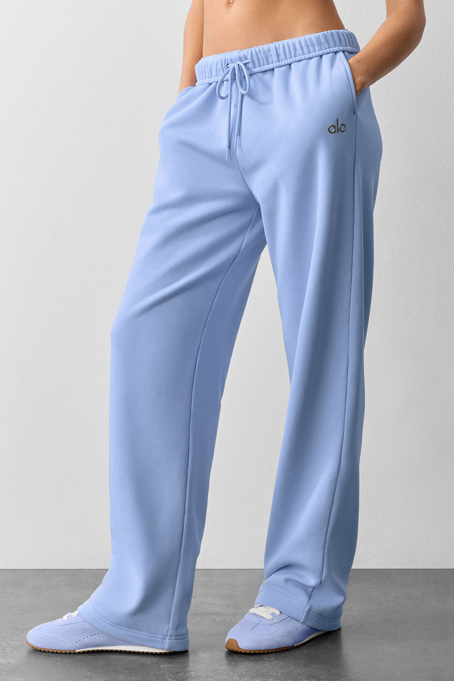 Accolade Straight Leg Sweatpant Light Provence Blue - Image 4