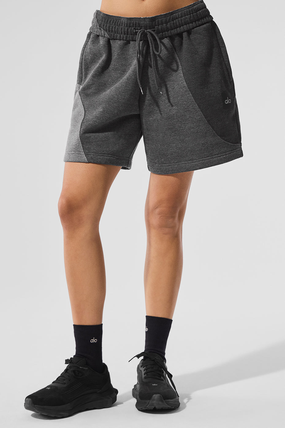 7" Make Waves Short   Dark Heather Grey Tonal