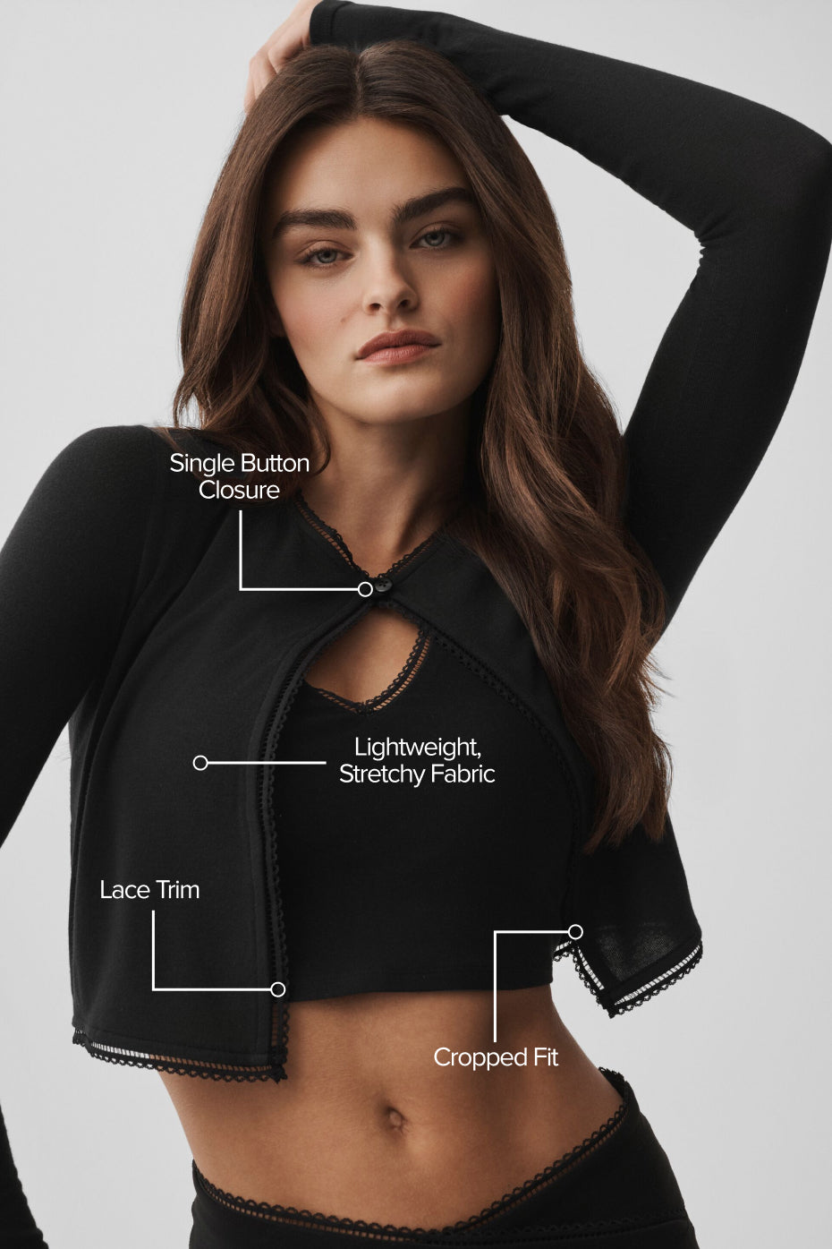 Affection Cardigan Black - Image 2