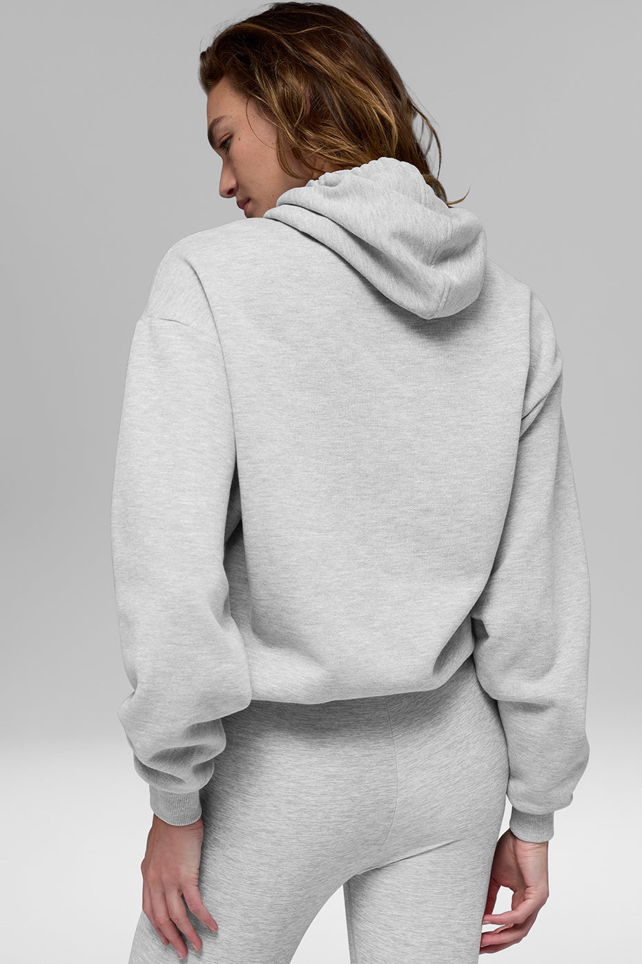 Alternative view of Accolade Hoodie   Athletic Heather Grey