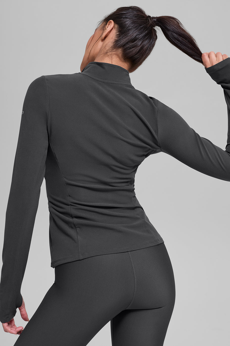 Alosoft 1/2 Zip Rapid Pullover Anthracite - Image 5