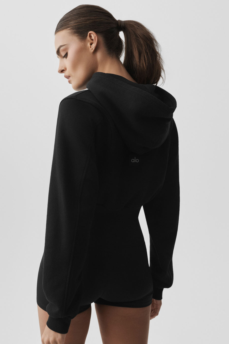 Sweet Escape Zip Up Hoodie Black - Image 3