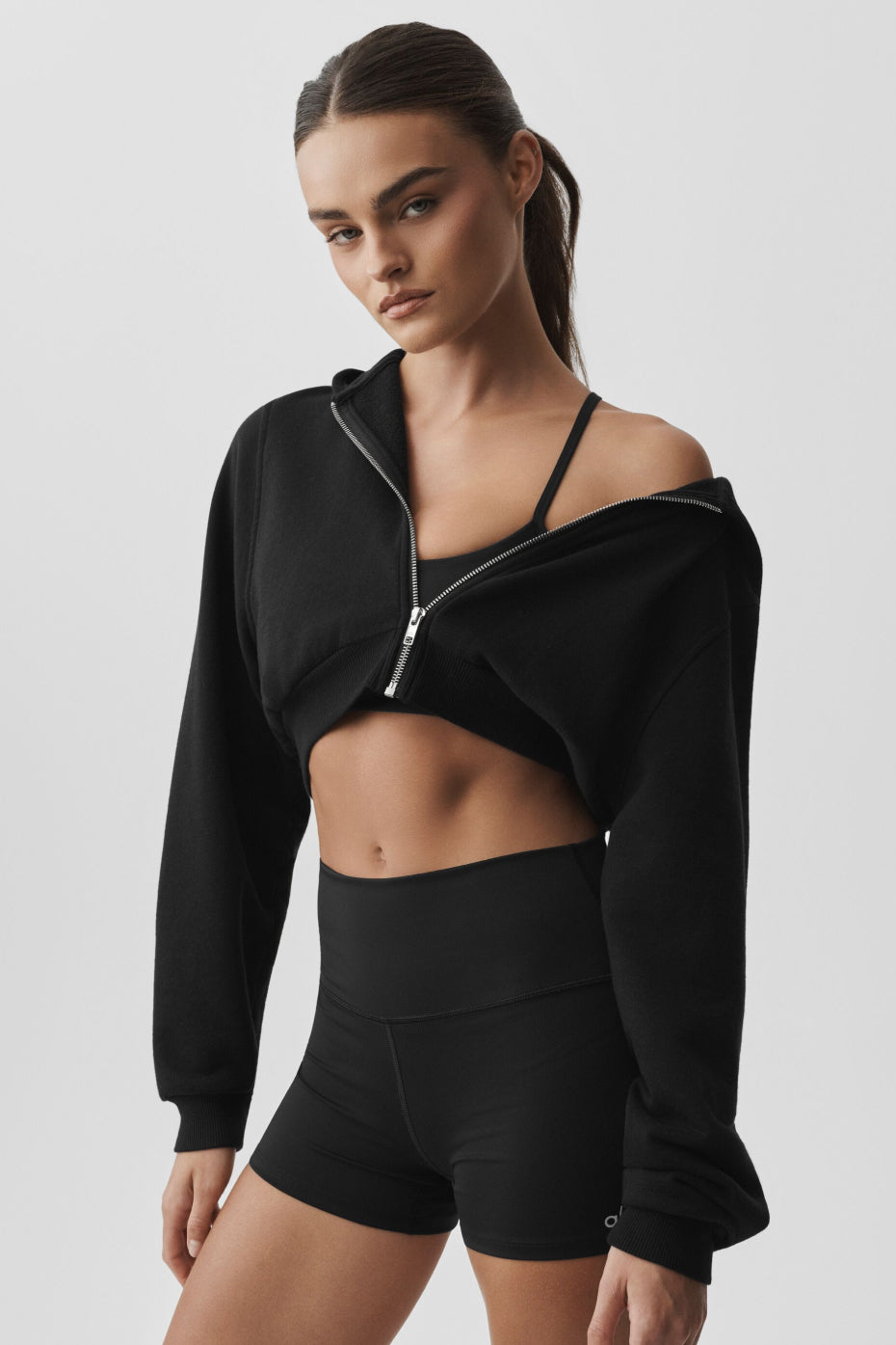 Sweet Escape Zip Up Hoodie Black - Image 4