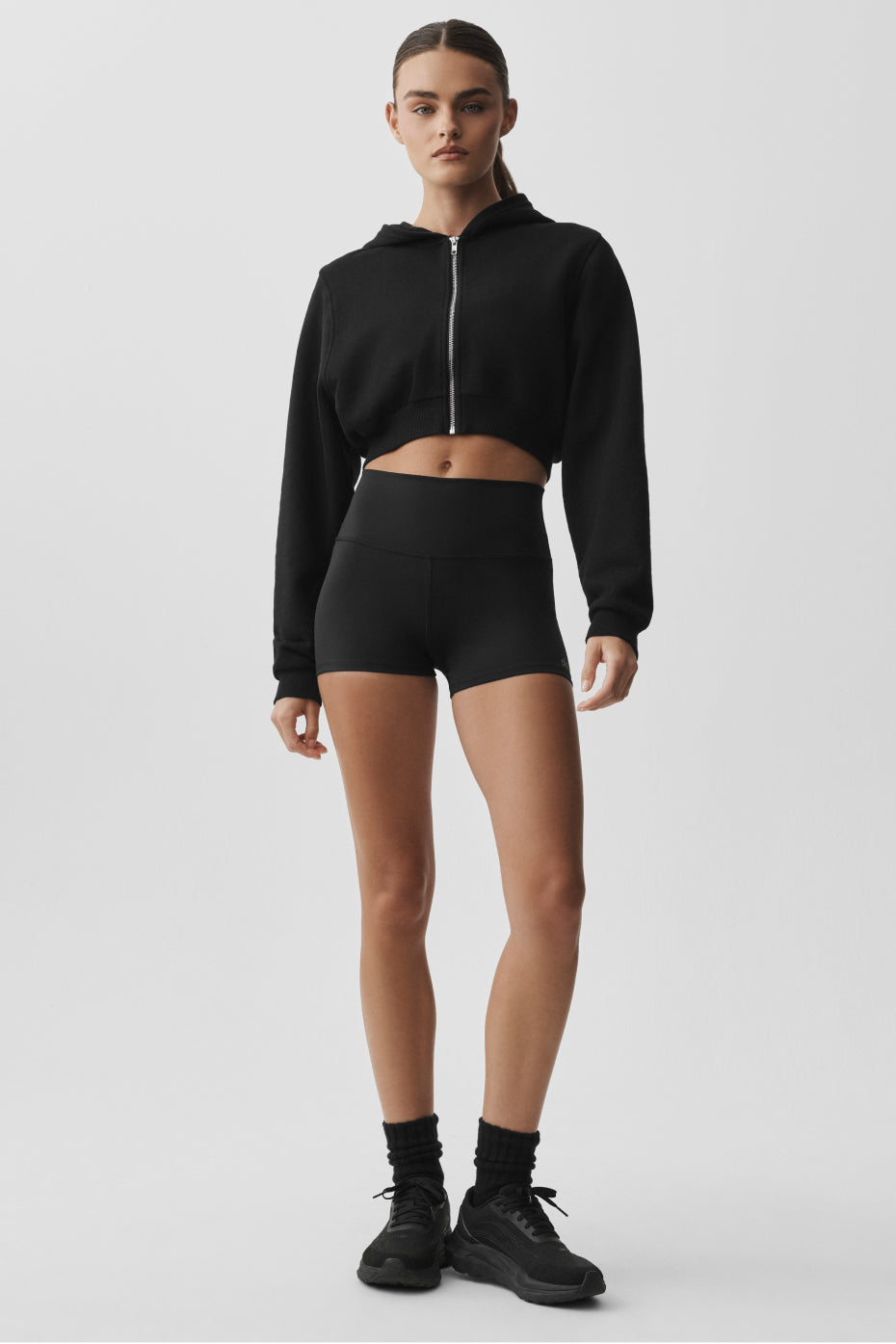 Sweet Escape Zip Up Hoodie Black - Image 5
