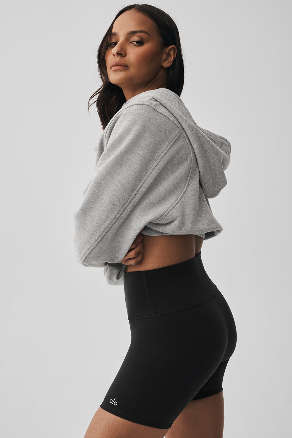 Sweet Escape Zip Up Hoodie Athletic Heather Grey - Image 2
