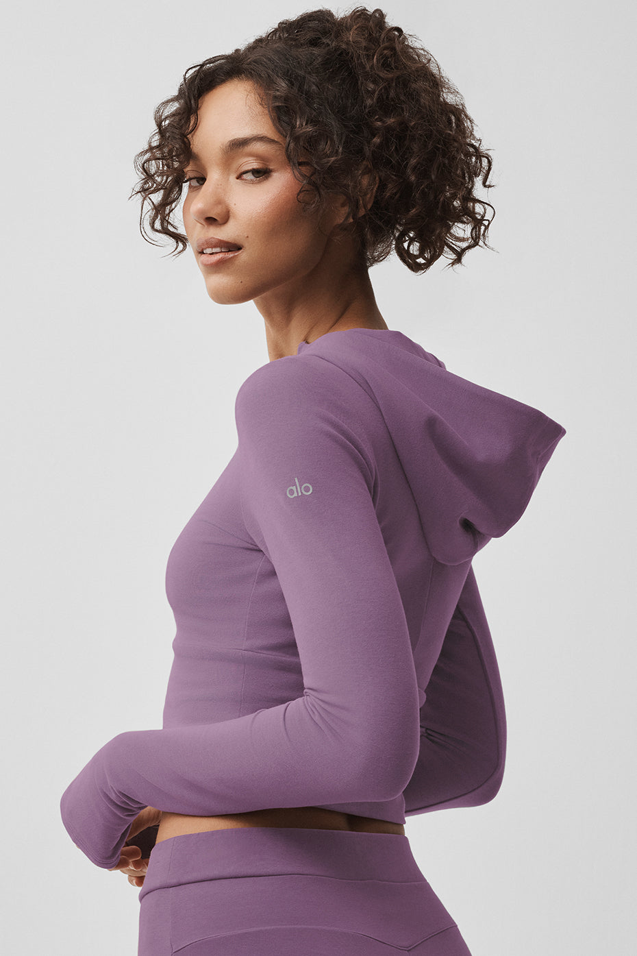 Sway Full Zip Hoodie Plum Kiss - Image 2