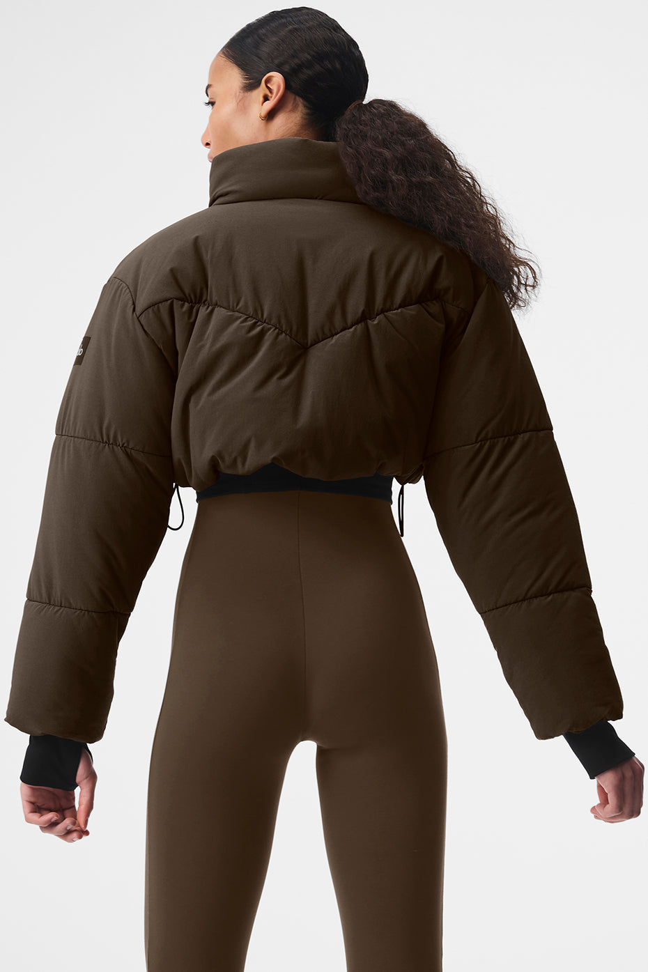 Main Act Corset Puffer Espresso/Black - Image 3