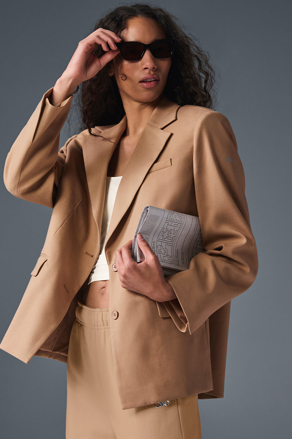 First Class Blazer Toasted Almond