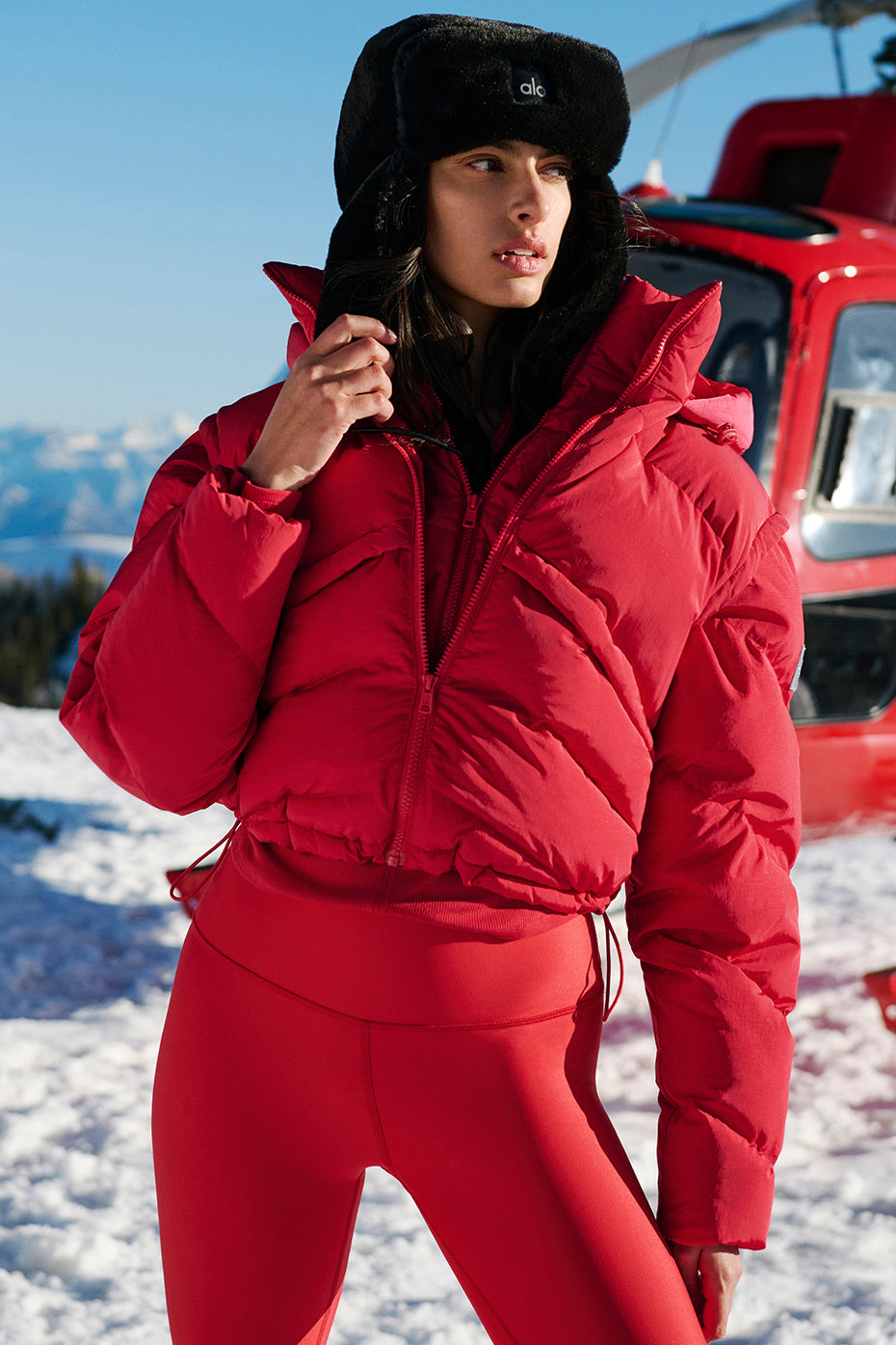Glacier Puffer Bold Red