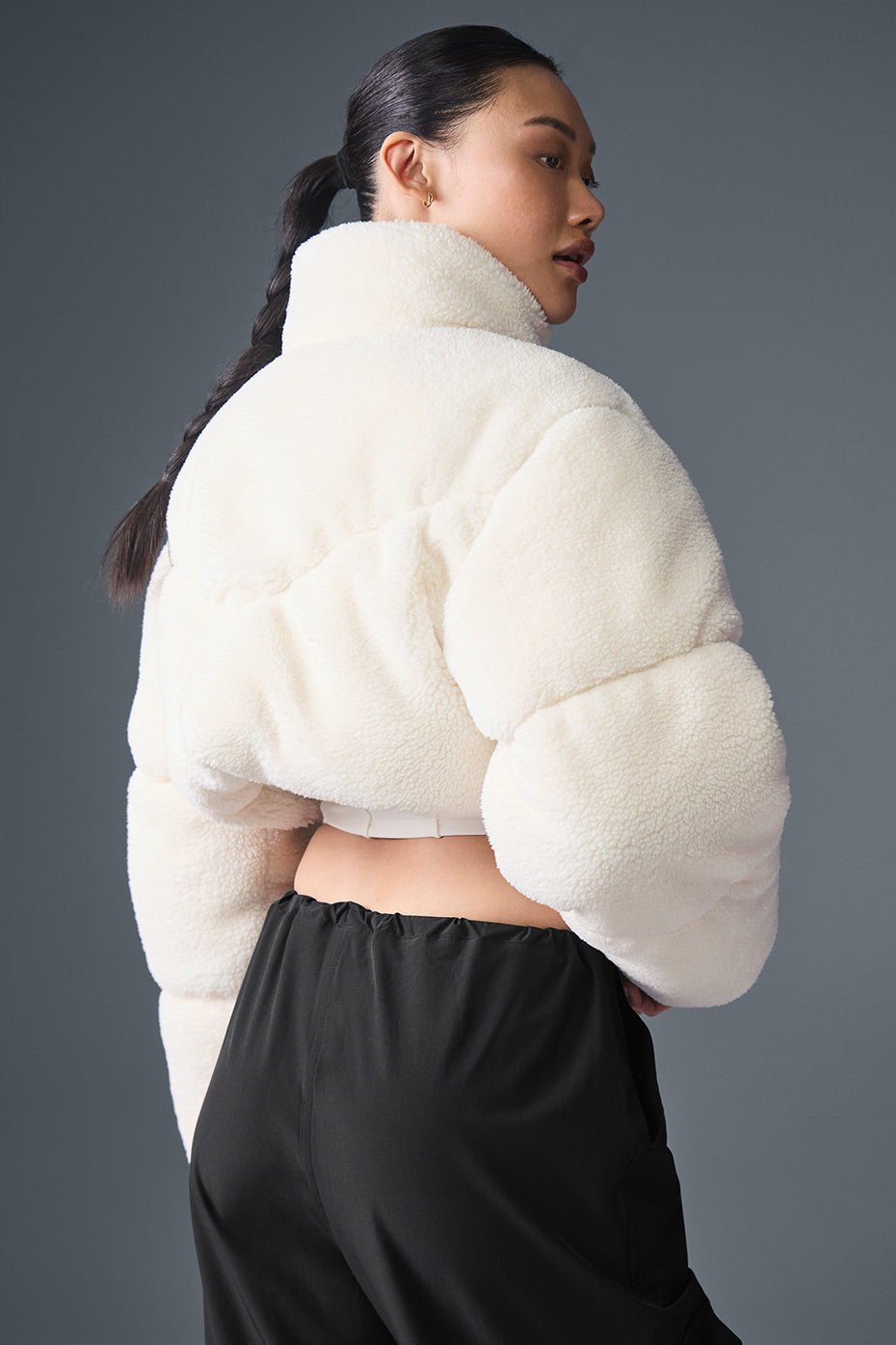 Sherpa Main Act Corset Puffer Ivory - Image 3