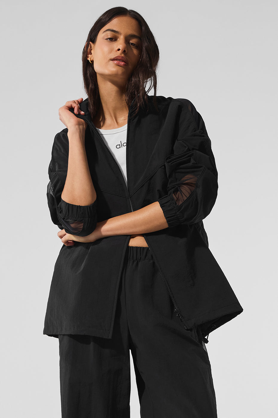 Origin Full Zip Track Jacket Black
